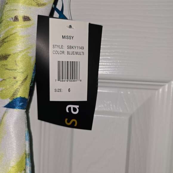 Sangria Brand Midi Floral Dress - Picture 6 of 6